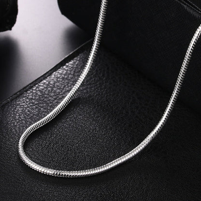 Silver 3mm Snake Chain For Men With High Quality.