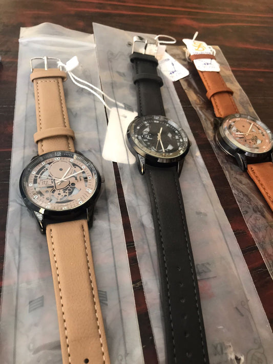 Vitz Leather Men Watch