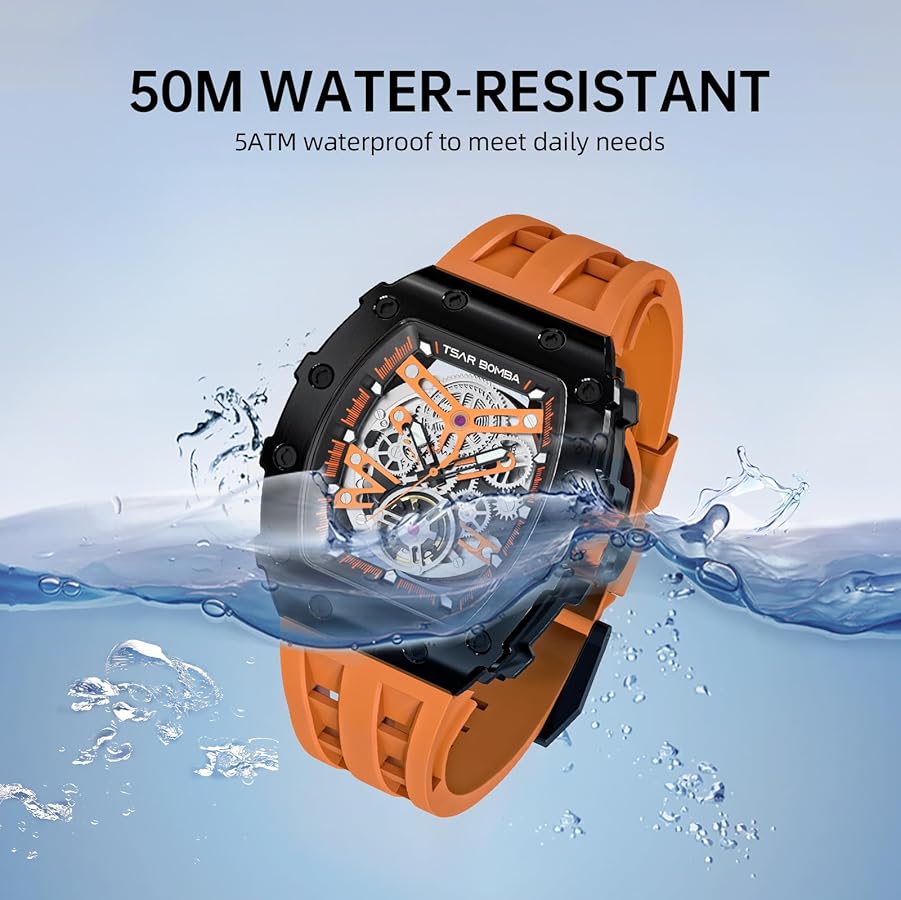 Richard Quartz Barrel High Quality Sports Watch For Men.