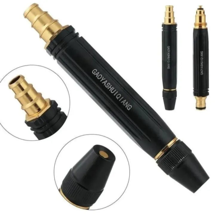 High Pressure Water Spray Gun Nozzle for 1/2" Hose Pipe,
